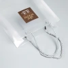 Manufacturer's PP frosted transparent packaging plastic bags, beverage shopping gift bags, color-printed cartoon logo shopping handbags Specification image